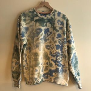 Bleach Dyed Fruit Of The Loom Sweatshirt